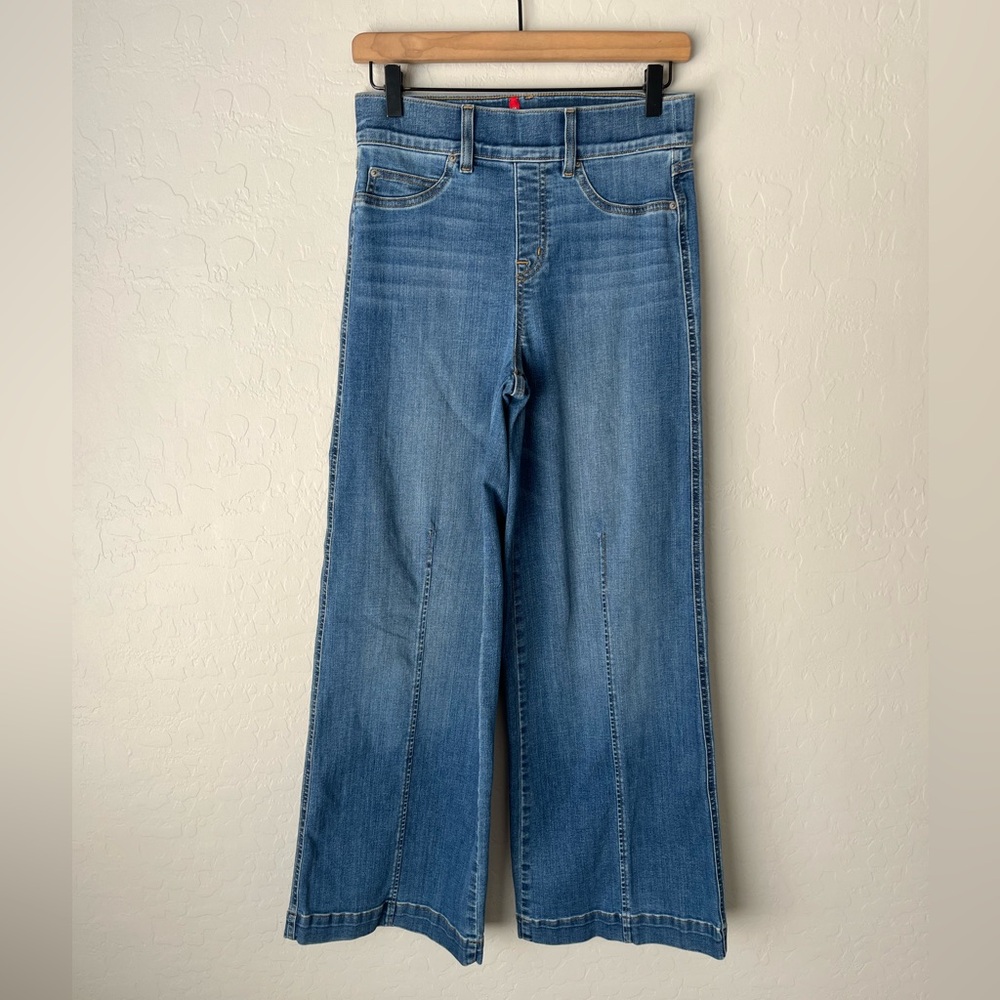 SPANX Blue Flare & Wide Leg Jeans - Picture 7 of 13